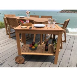 Jardin Essence Promos Magasin -Jardin Essence Promos Magasin desserte de jardin en bois eucalyptus fsc 91 8x49 9x74cm 3612401826188 659096