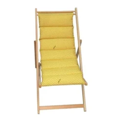 JARDIN PRIVE Chilienne Matelassée Fjord - Toile Amovible - Rouge Safran